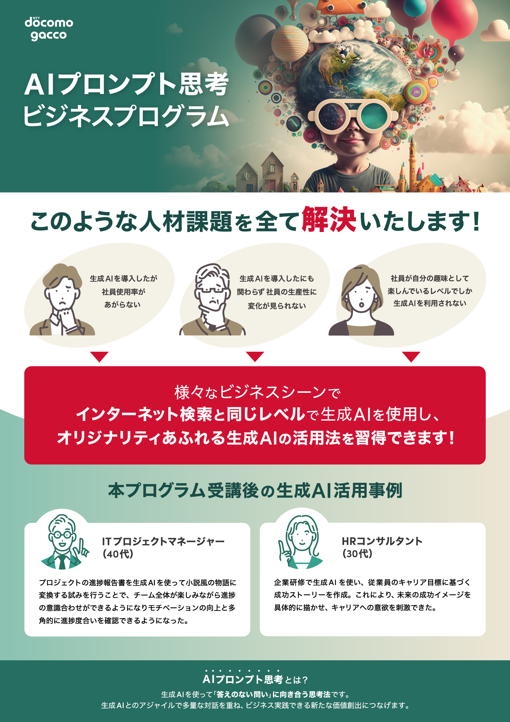 AIプロンプト思考ビジネスプログラムの説明画像