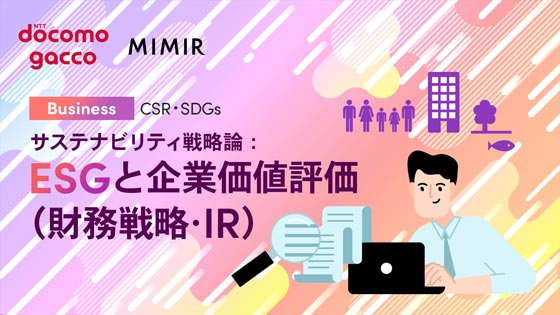 サステナビリティ戦略論：ESGと企業価値評価（財務戦略・IR）