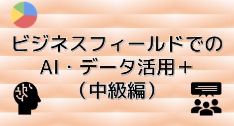 ビジネスフィールドでの AI・データ活用スキル＋（中級編）
